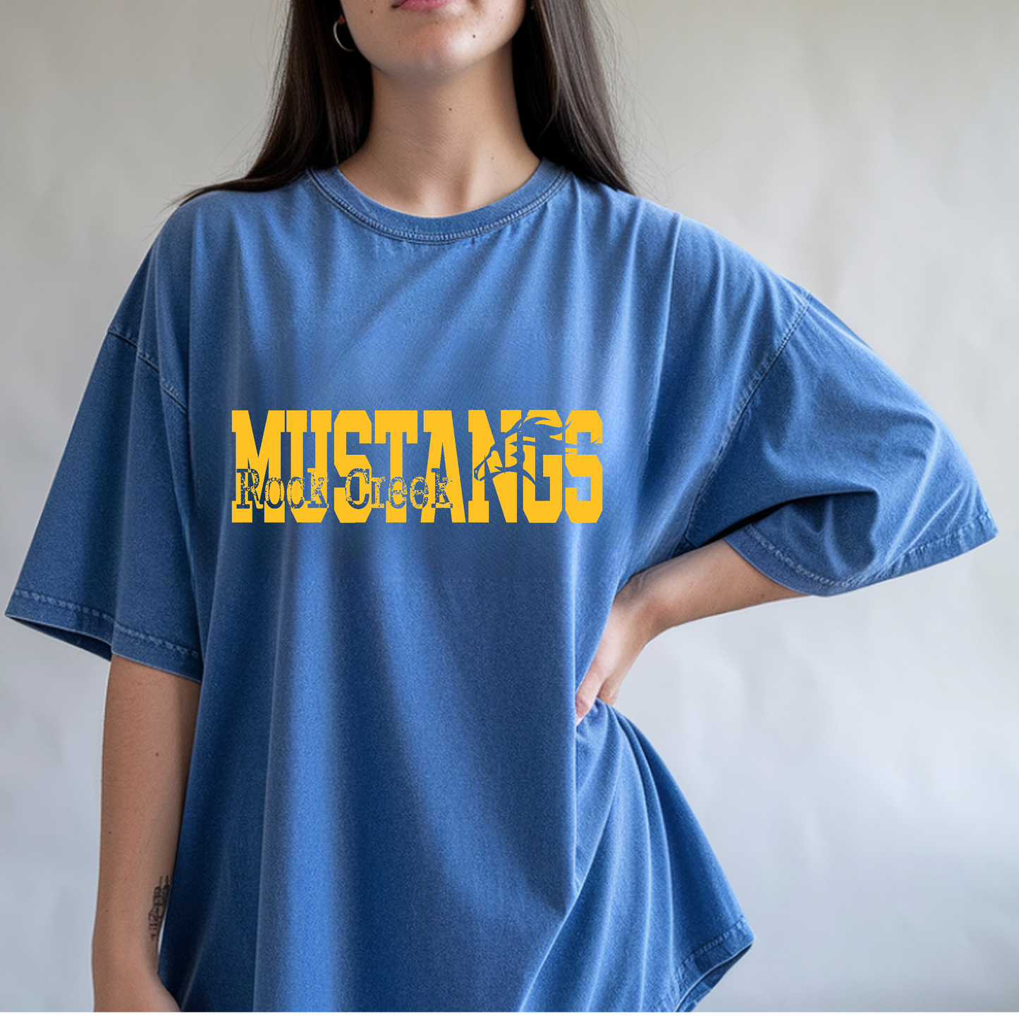 Mustangs with Rock Creek Inset