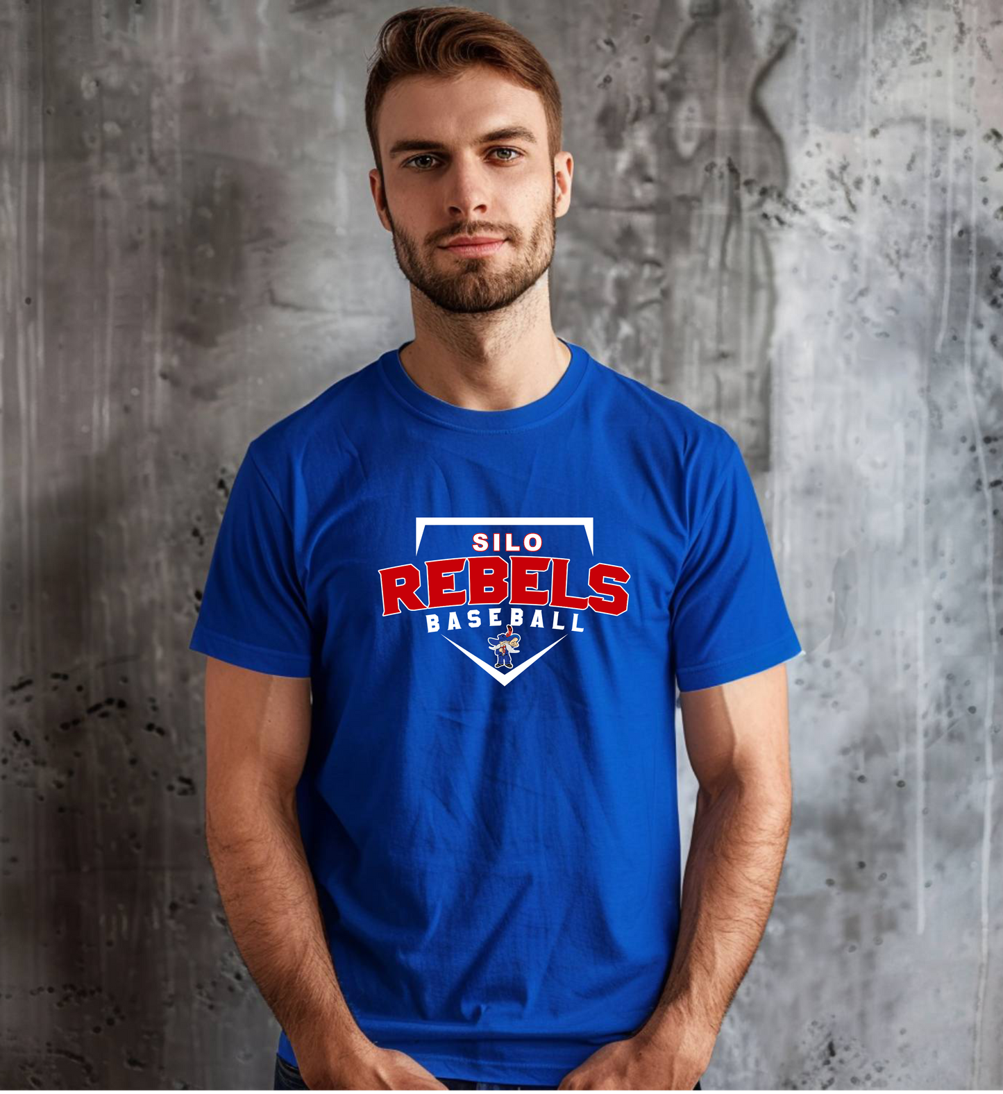 S Rebels Baseball Plate Design