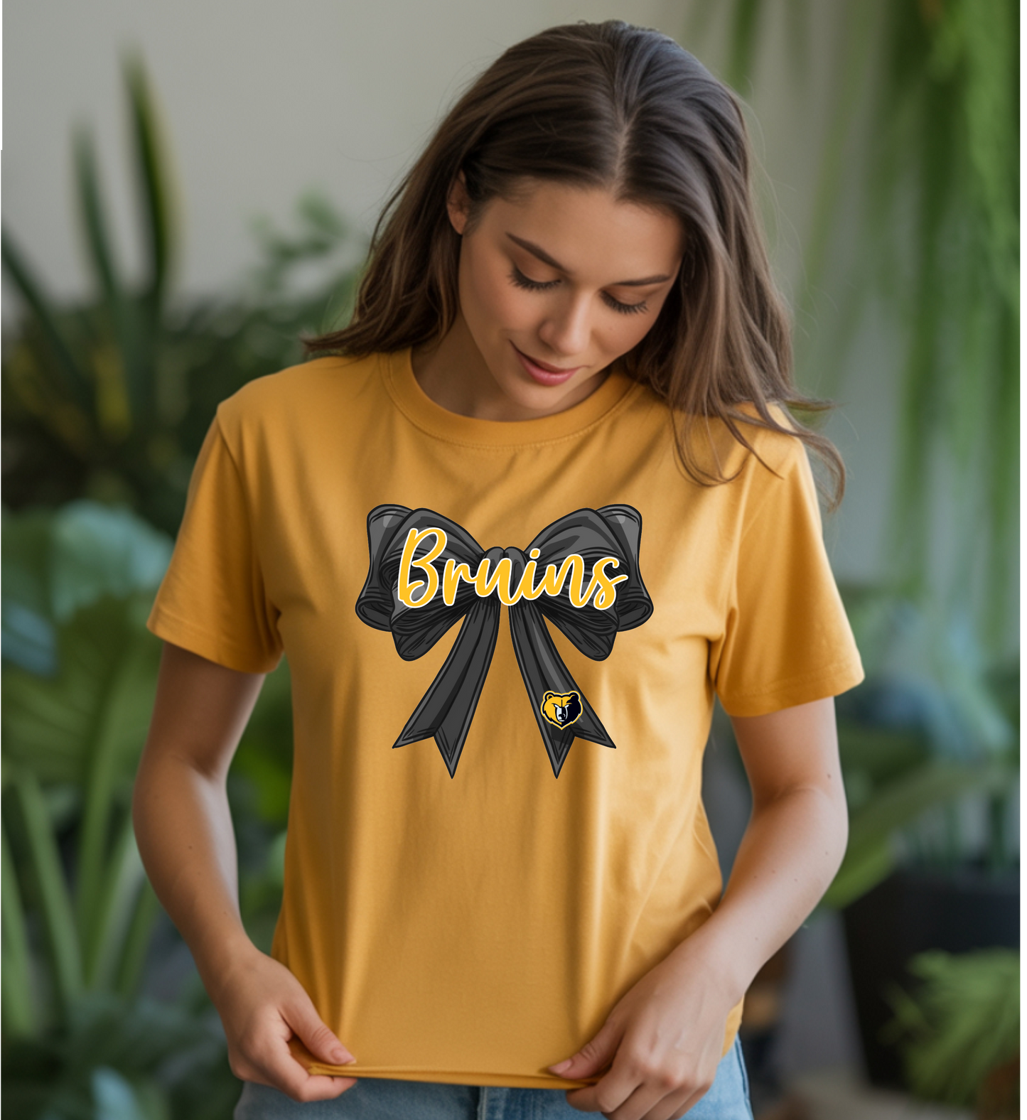 Bruins Bow with Logo