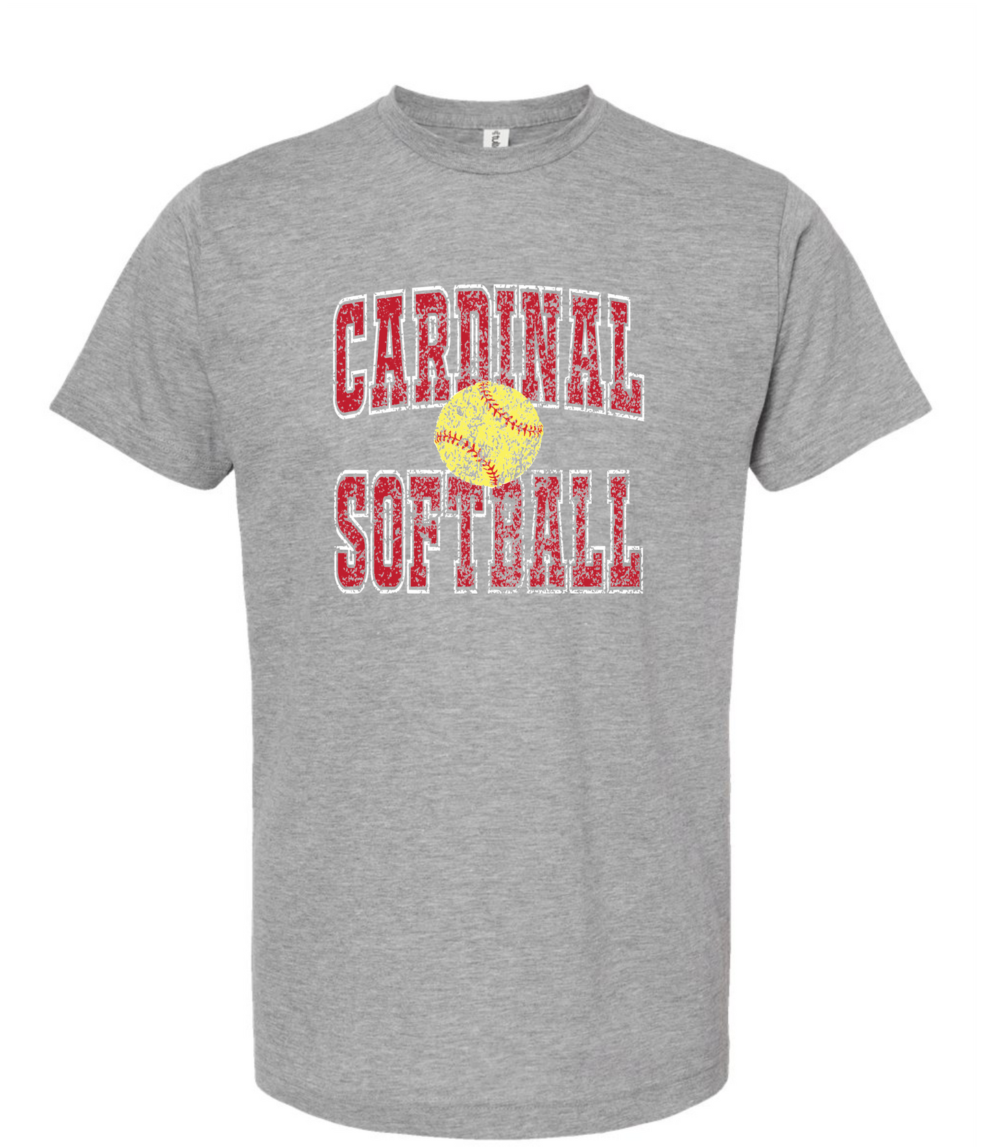 Softball Distressed