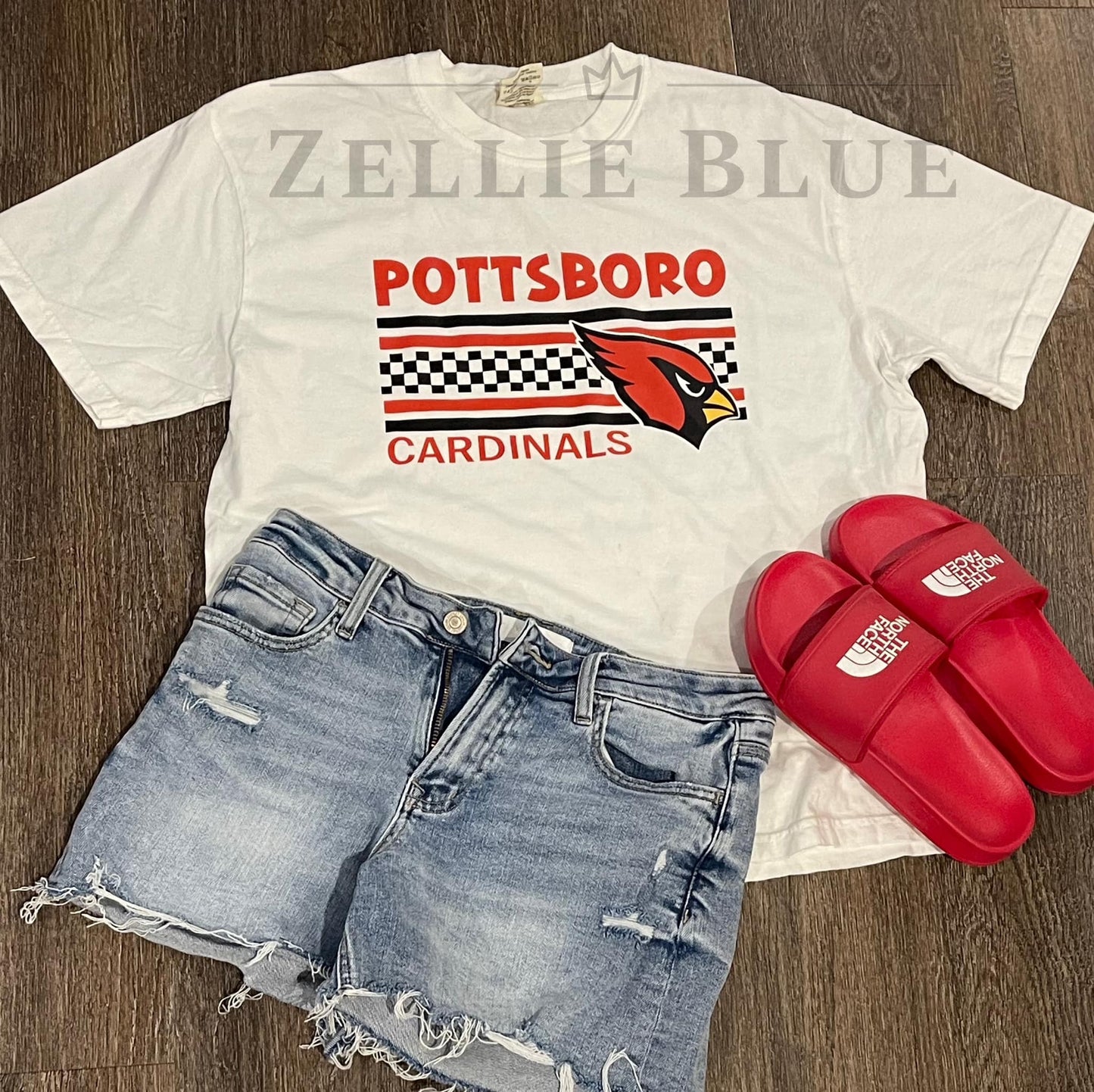 Mascot Checkered Lines