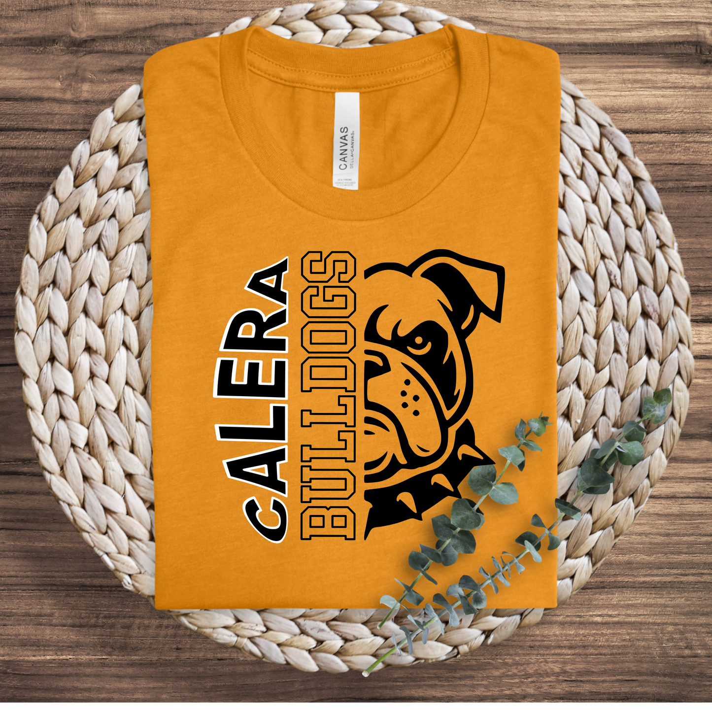 Calera Bulldogs Logo Split