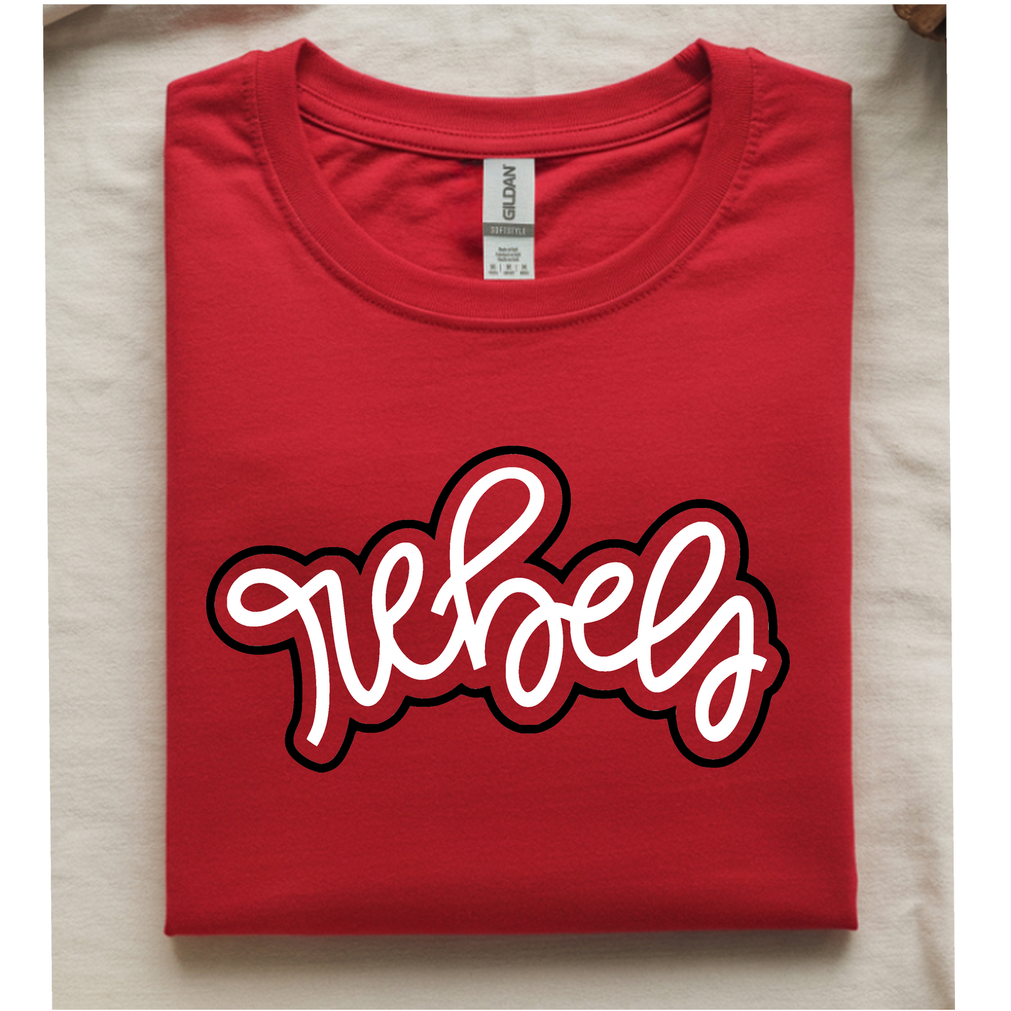 Rebels Cursive Outlined