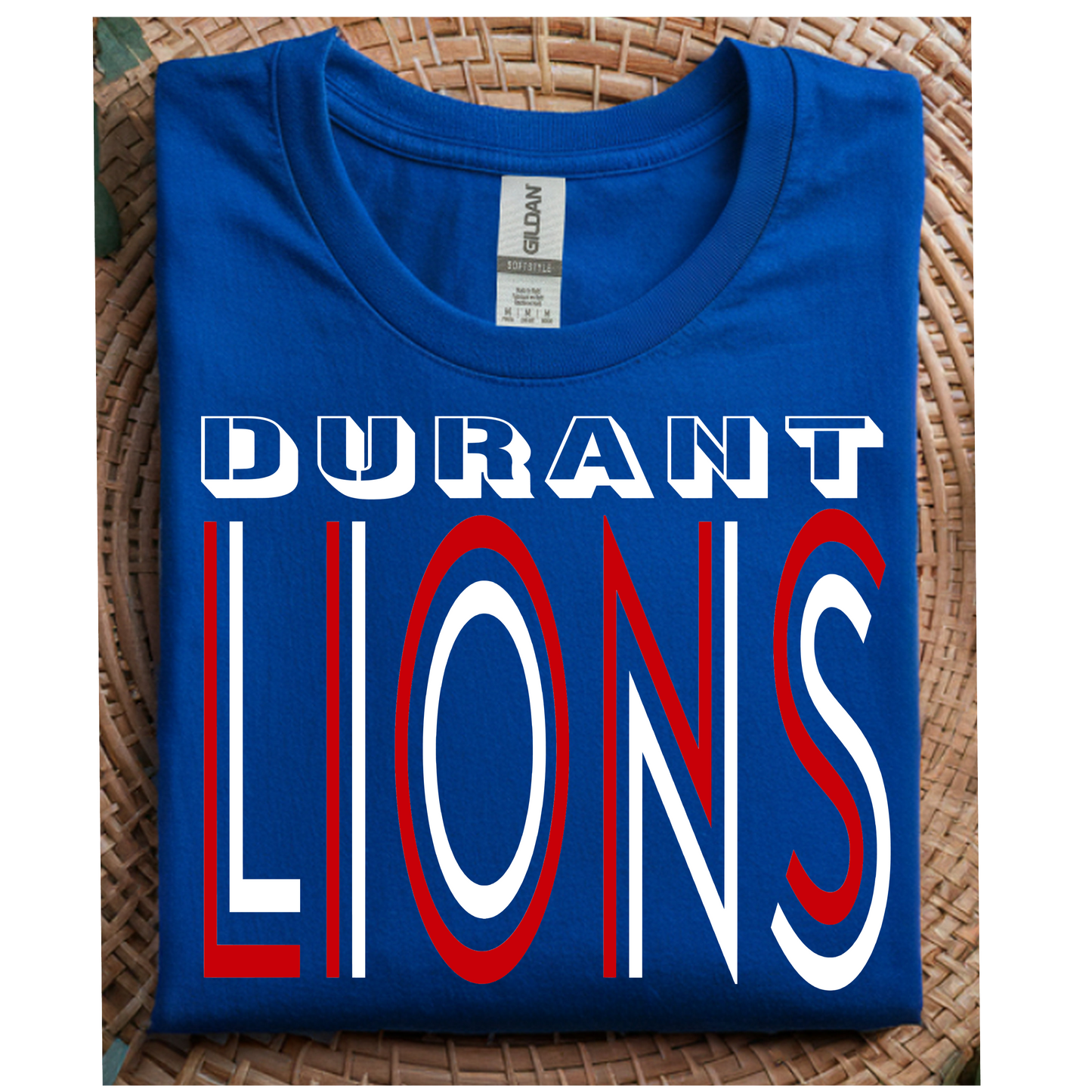 Durant Lions Tall Two Color