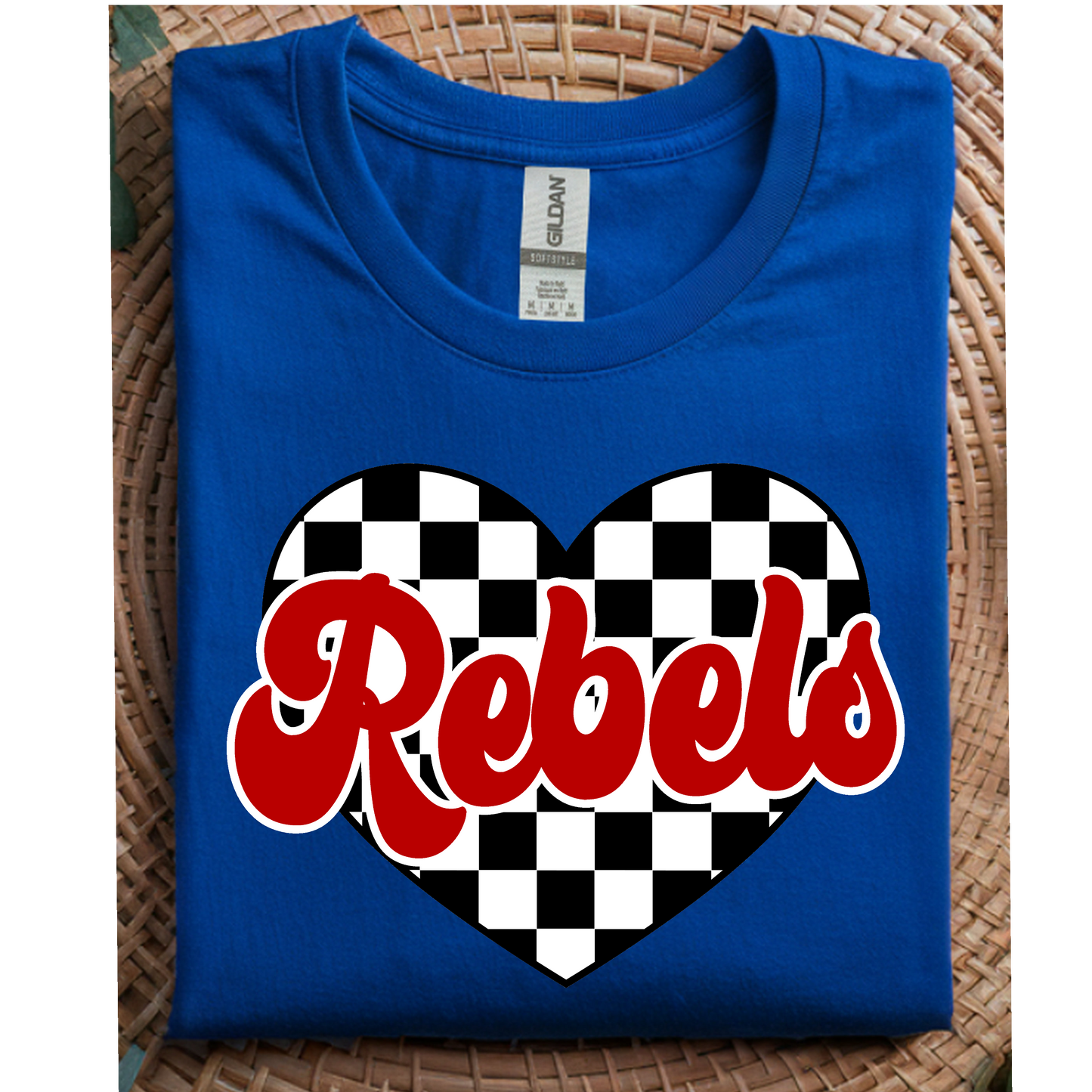 Rebels Checkered Heart