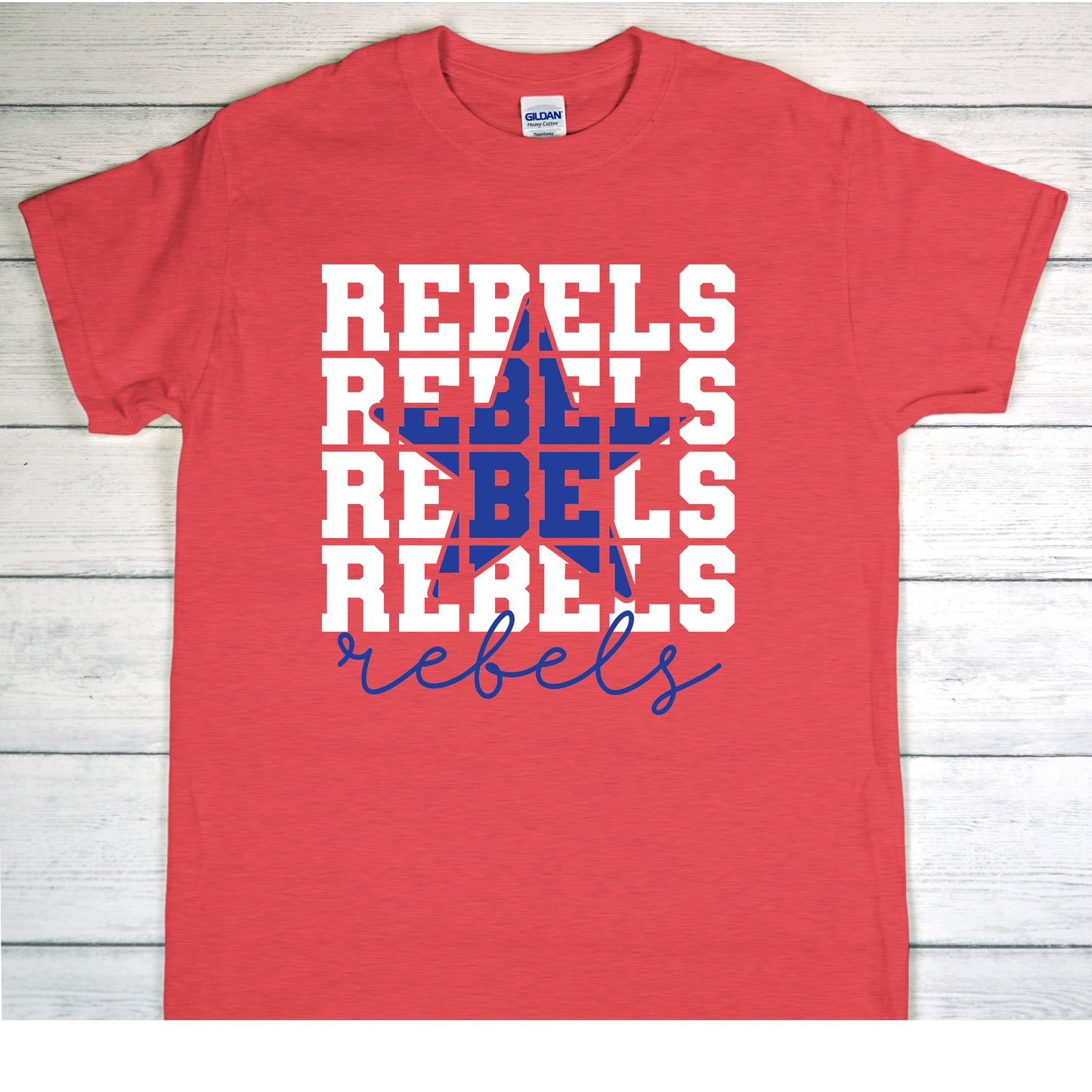 Rebels Stacked Star