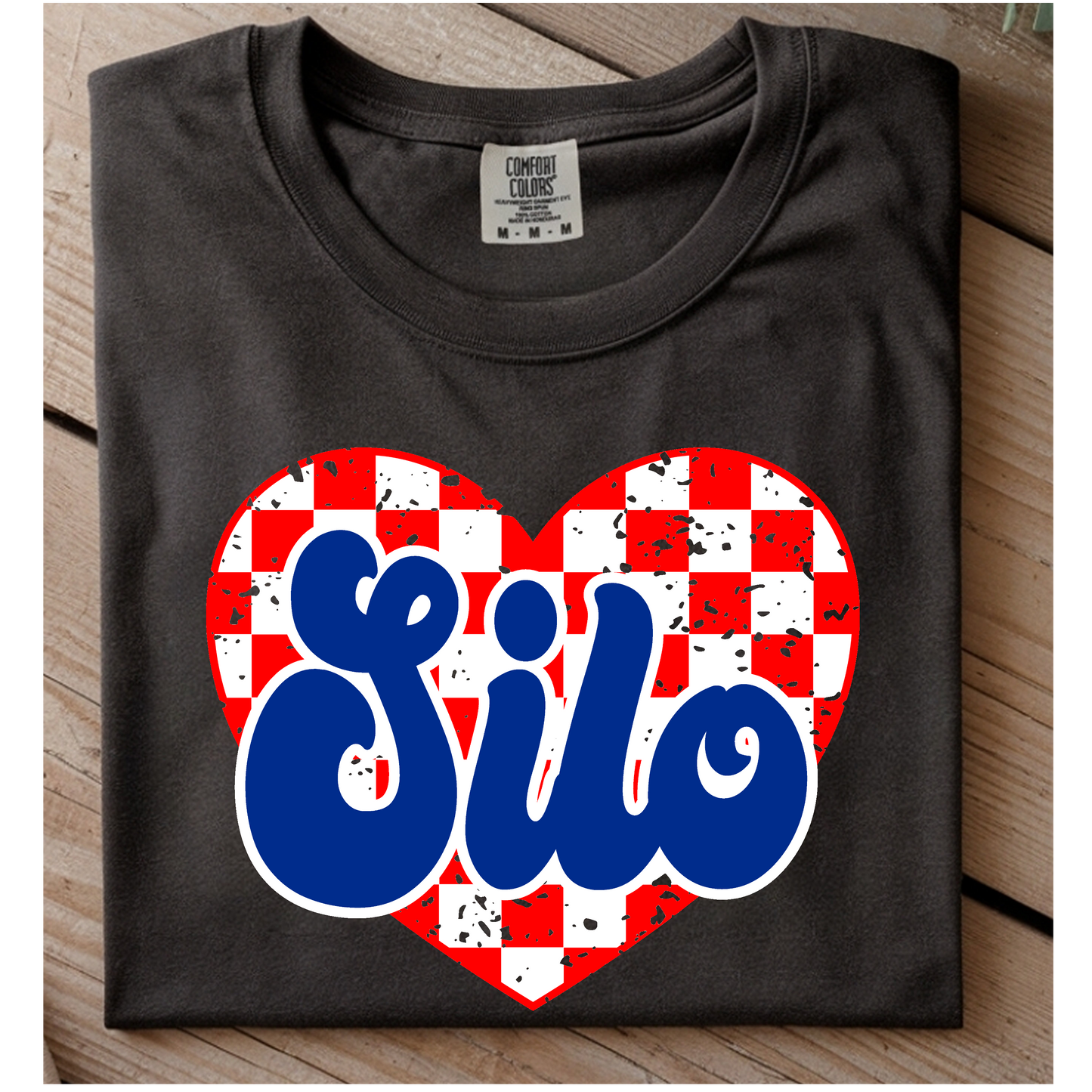 Silo Checkered Heart