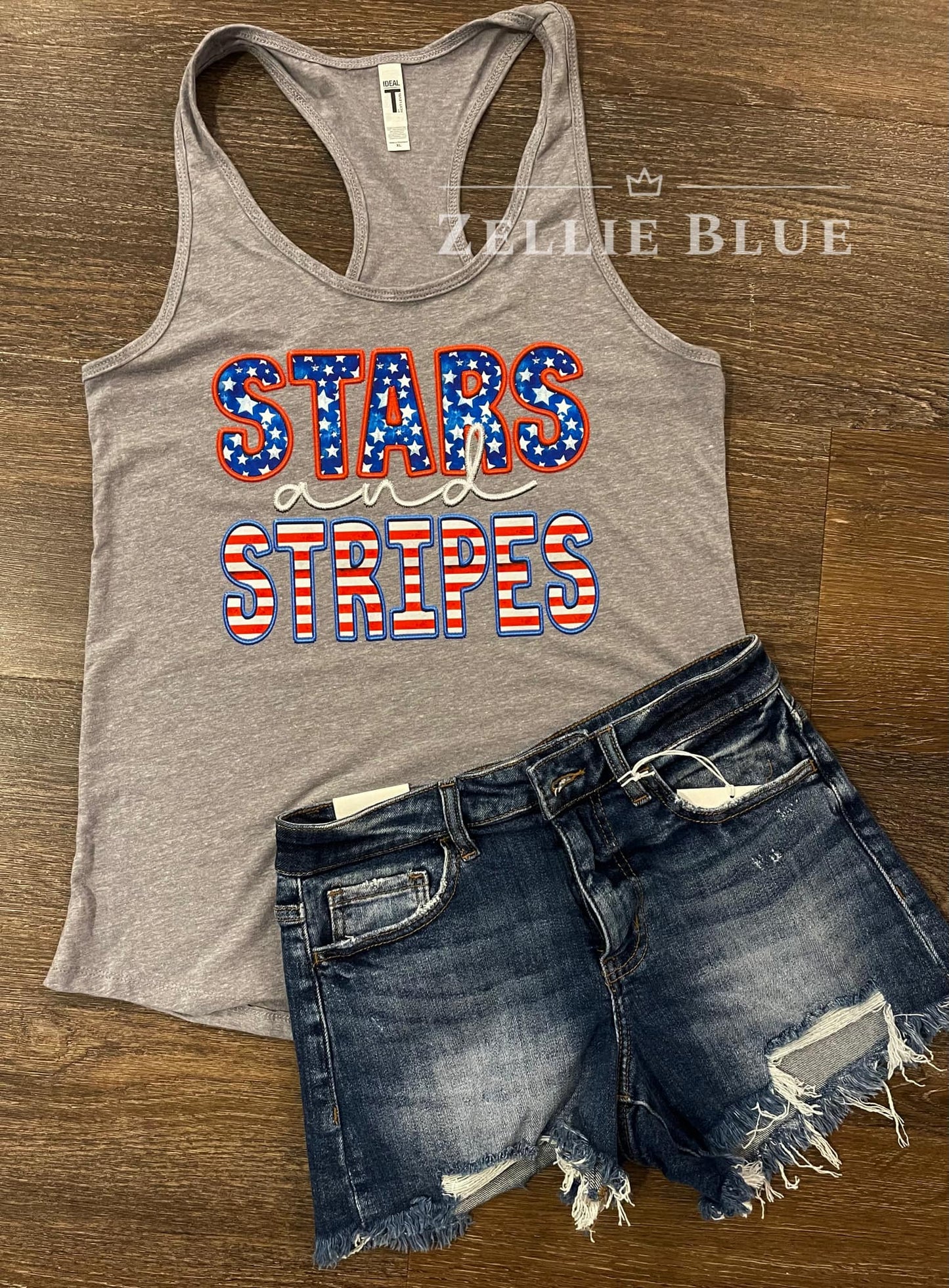 Stars and Stripes Faux Embro