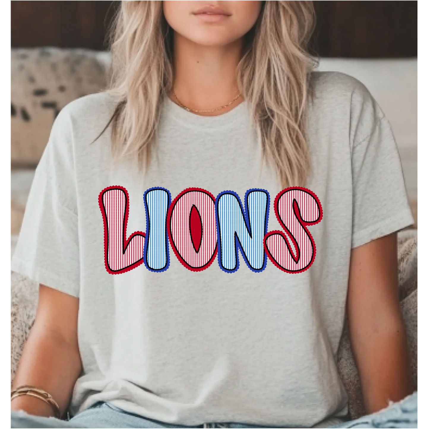 Lions Gingham