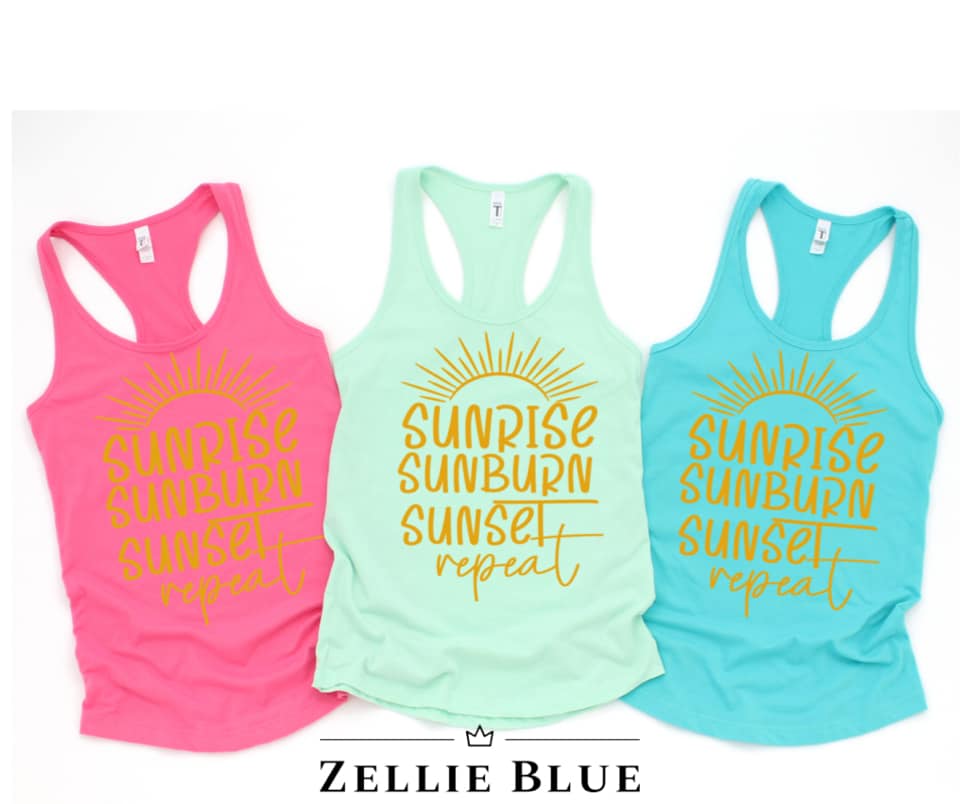 Sunrise Sunburn sunset