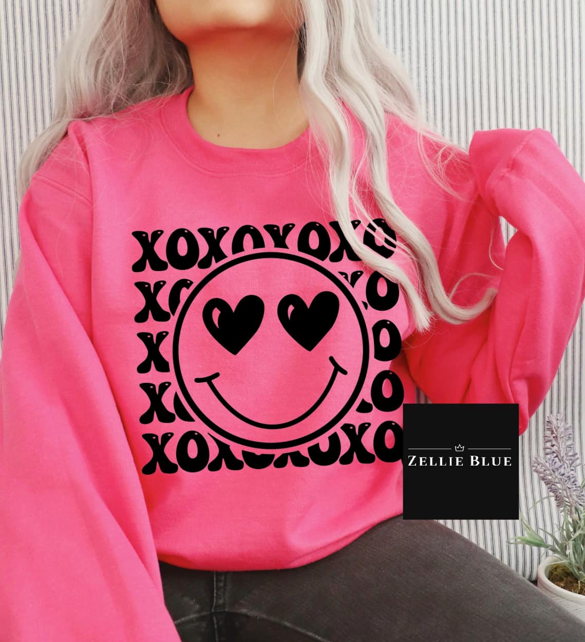 XOXO Stacked Smiley