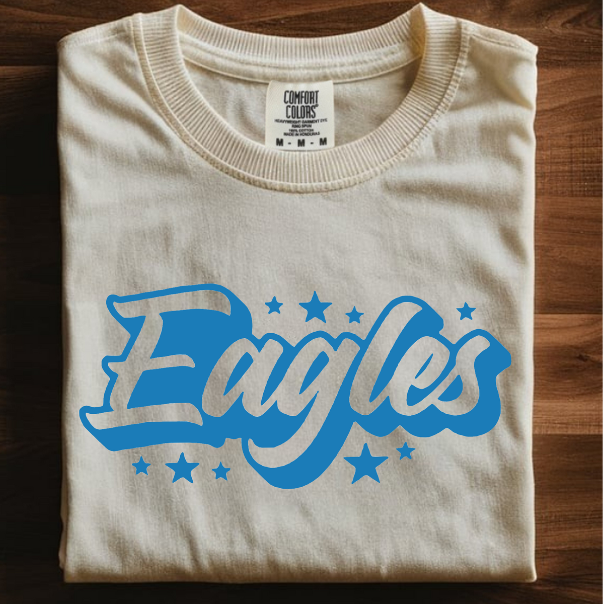 Eagles Outline with Stars