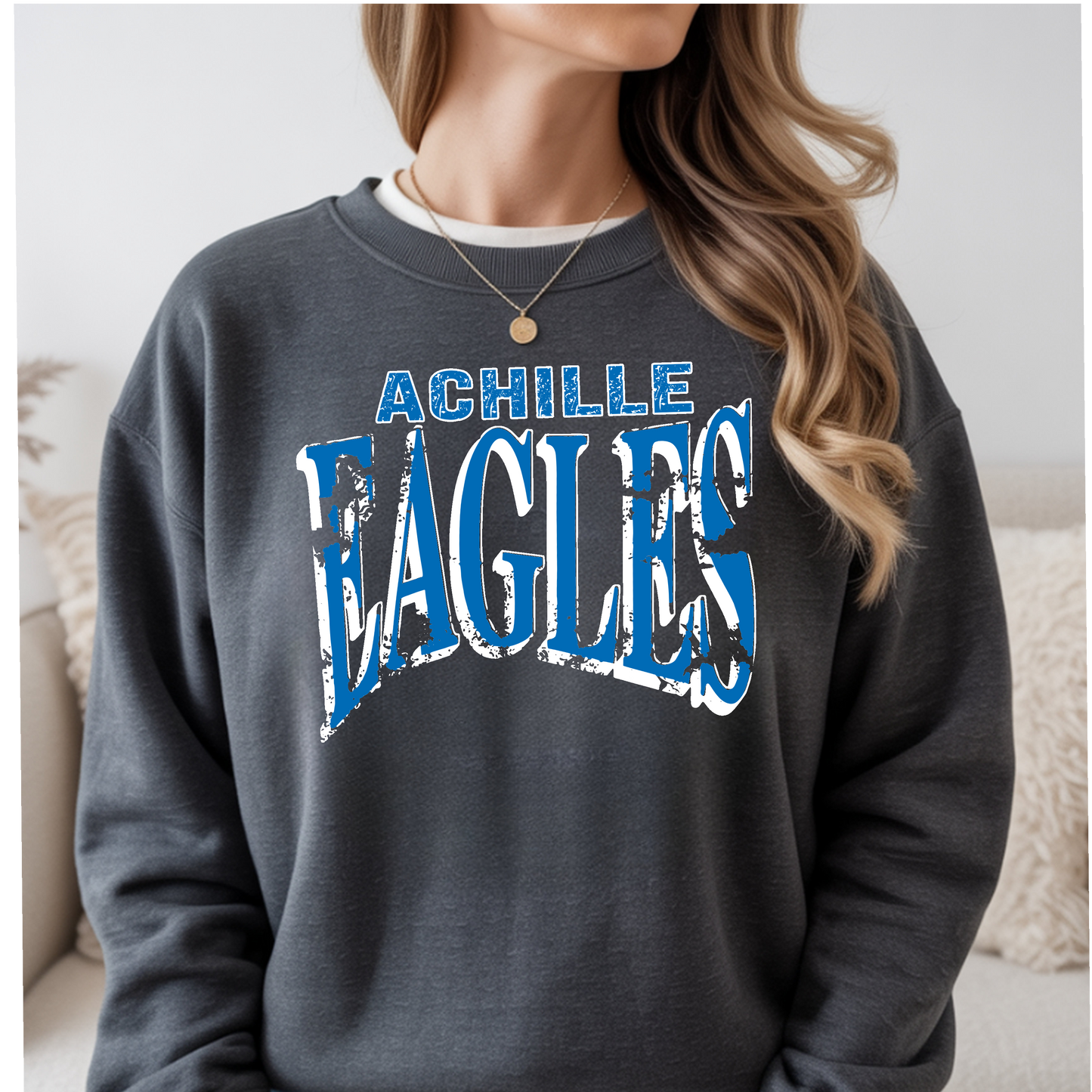 Distressed Curved Achille Eagles