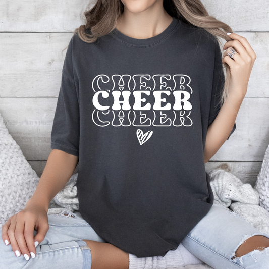Stacked Cheer with Heart