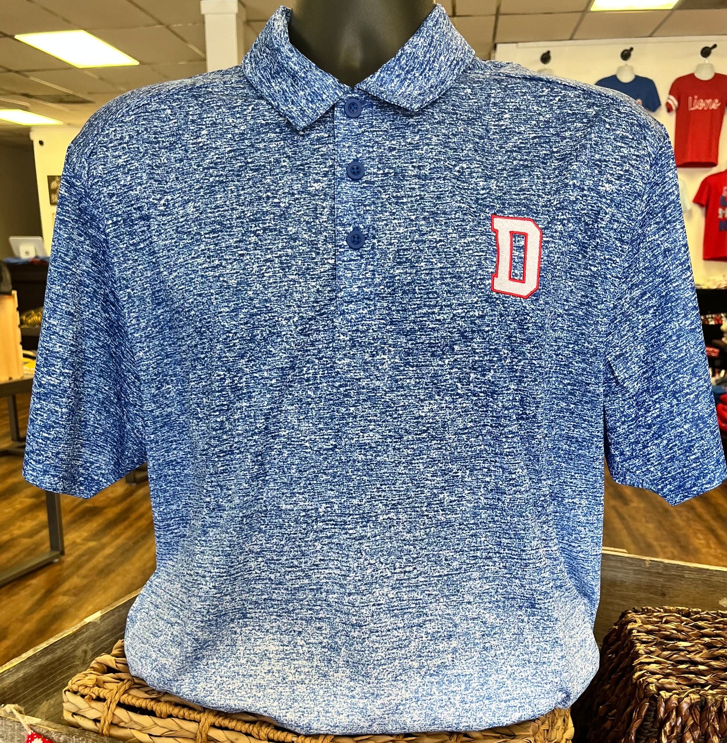 D Embroidered on Ombre Polo