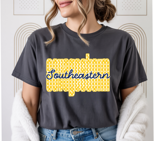 Savage Storm Polka Dot cursive Southeastern