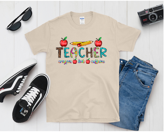 Teacher Apples and Pencils