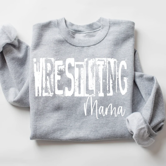 WRESTLING MAMA SINGLE COLOR
