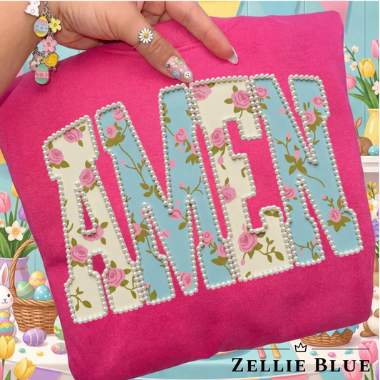 Amen Pearls and Floral