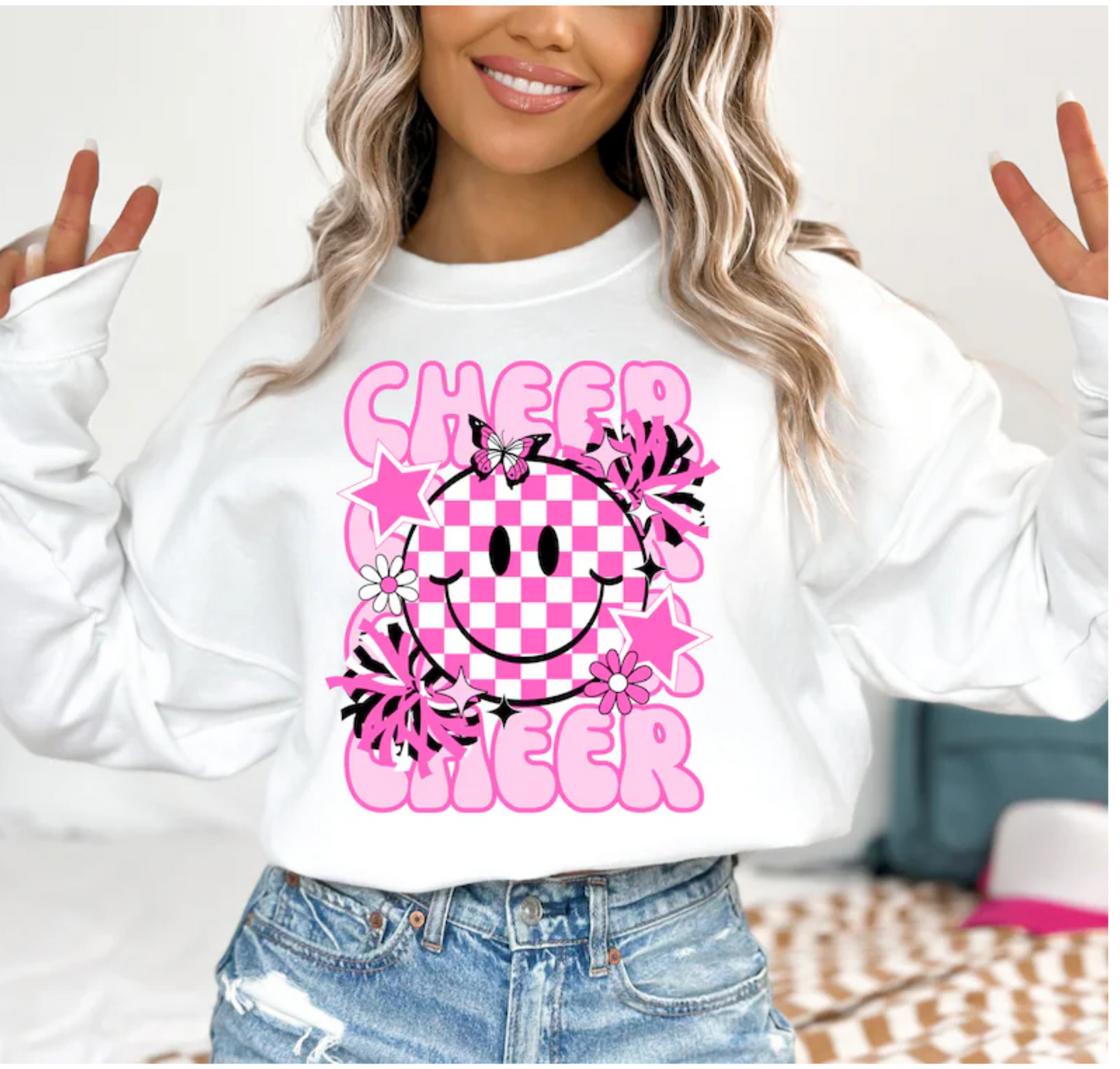 Pink Cheer Smiley