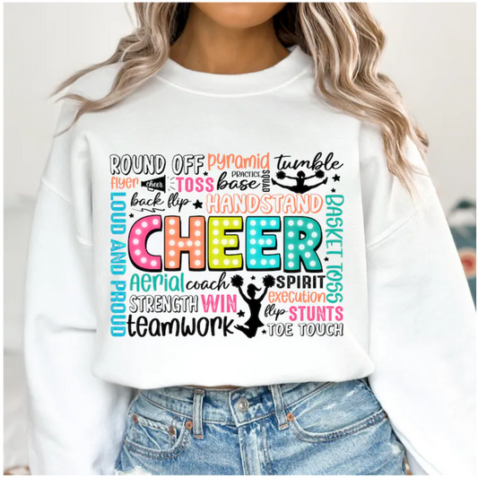 Cheer Typography