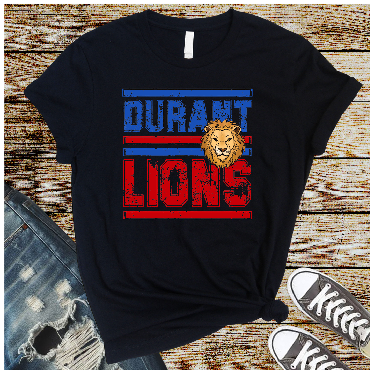 Durant Lions Dist Stacked