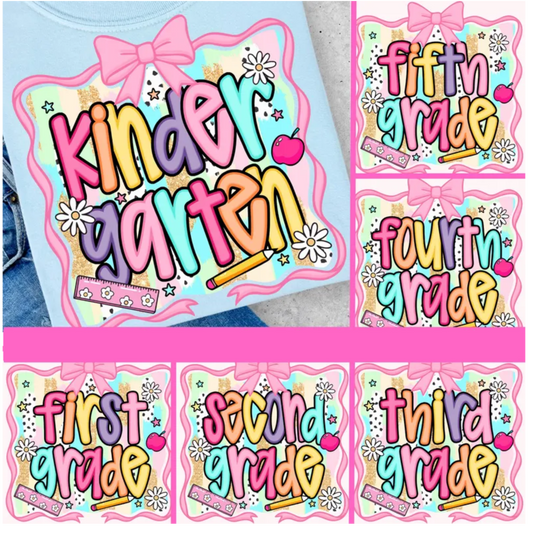 Grade Pink Bow