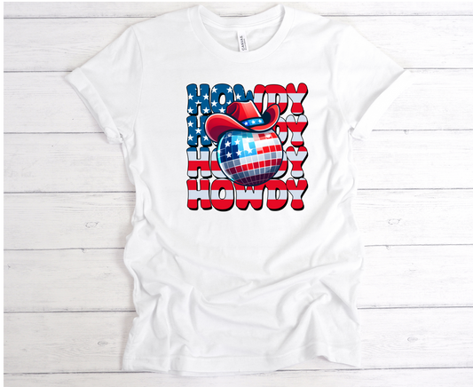 Howdy Flag letters