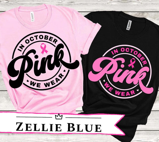 In October we wear pink