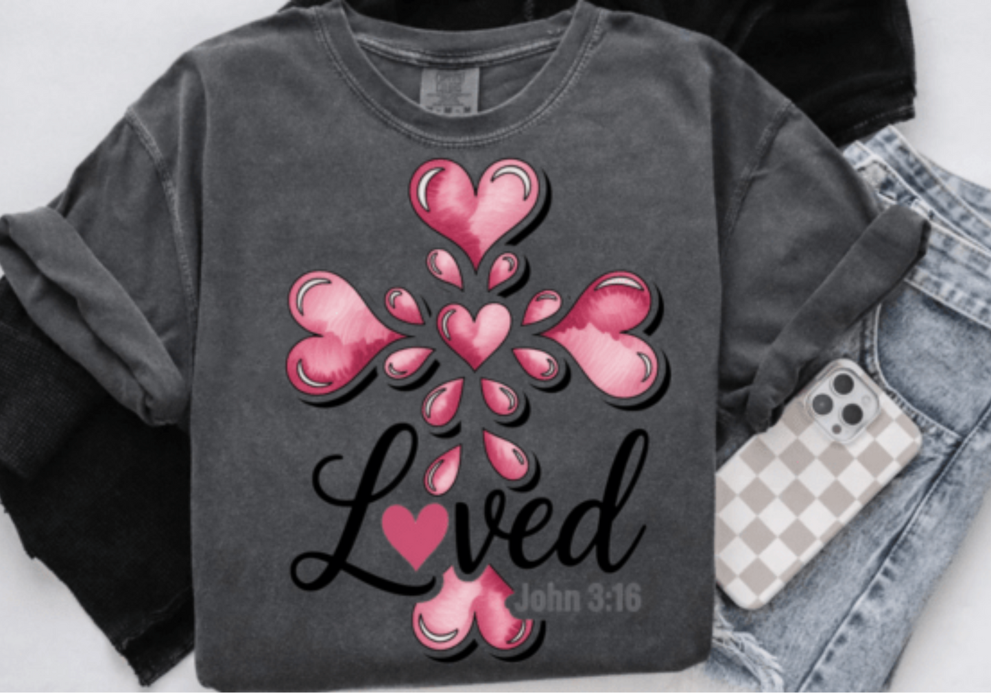 Loved Heart Cross
