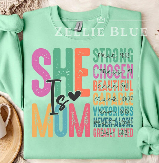 She is Mom
