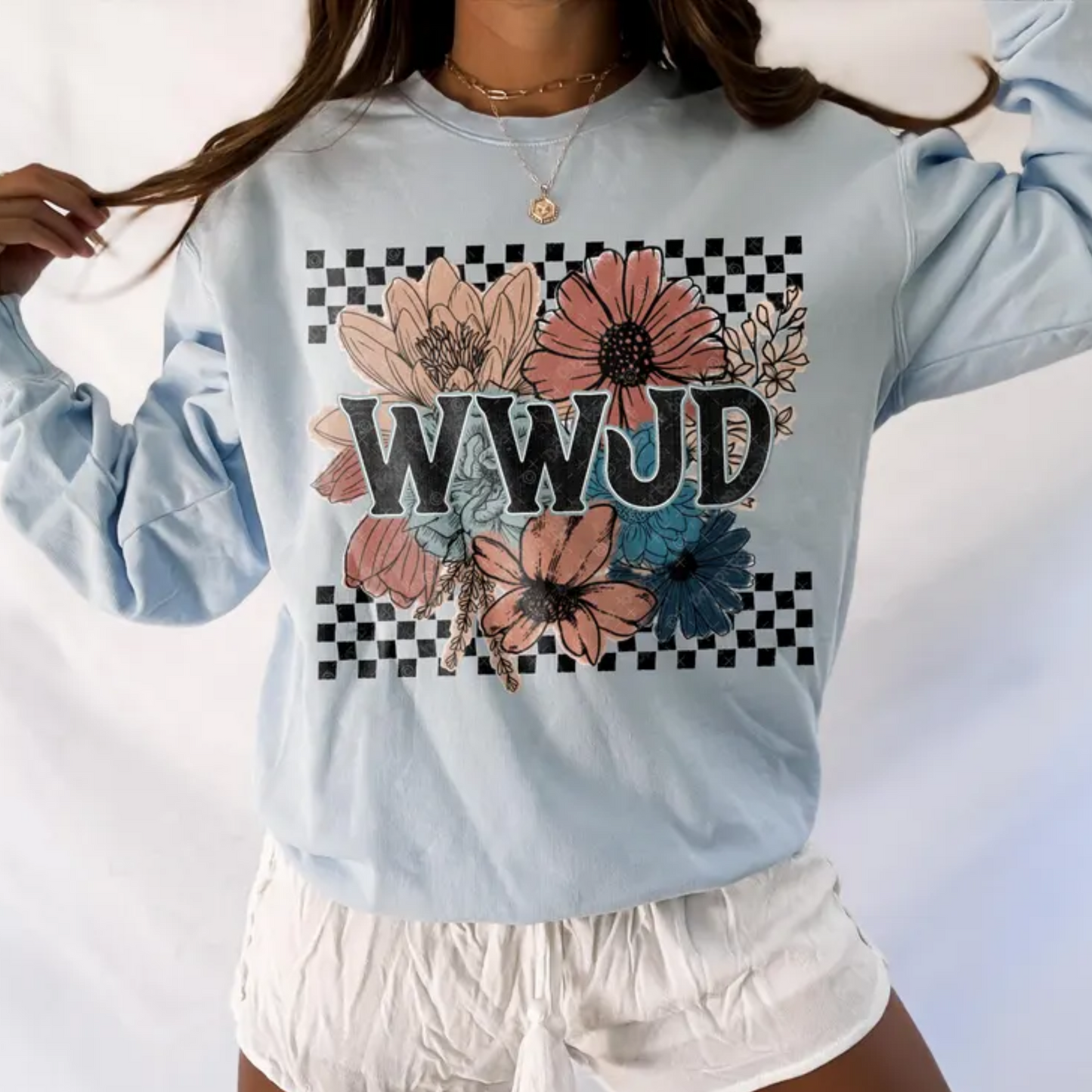 WWJD Checkered Retro